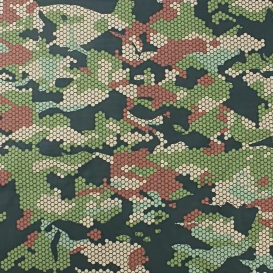 Tela camuflaje colombiano táctica nylon algodón anti IR 1m - imagen 2
