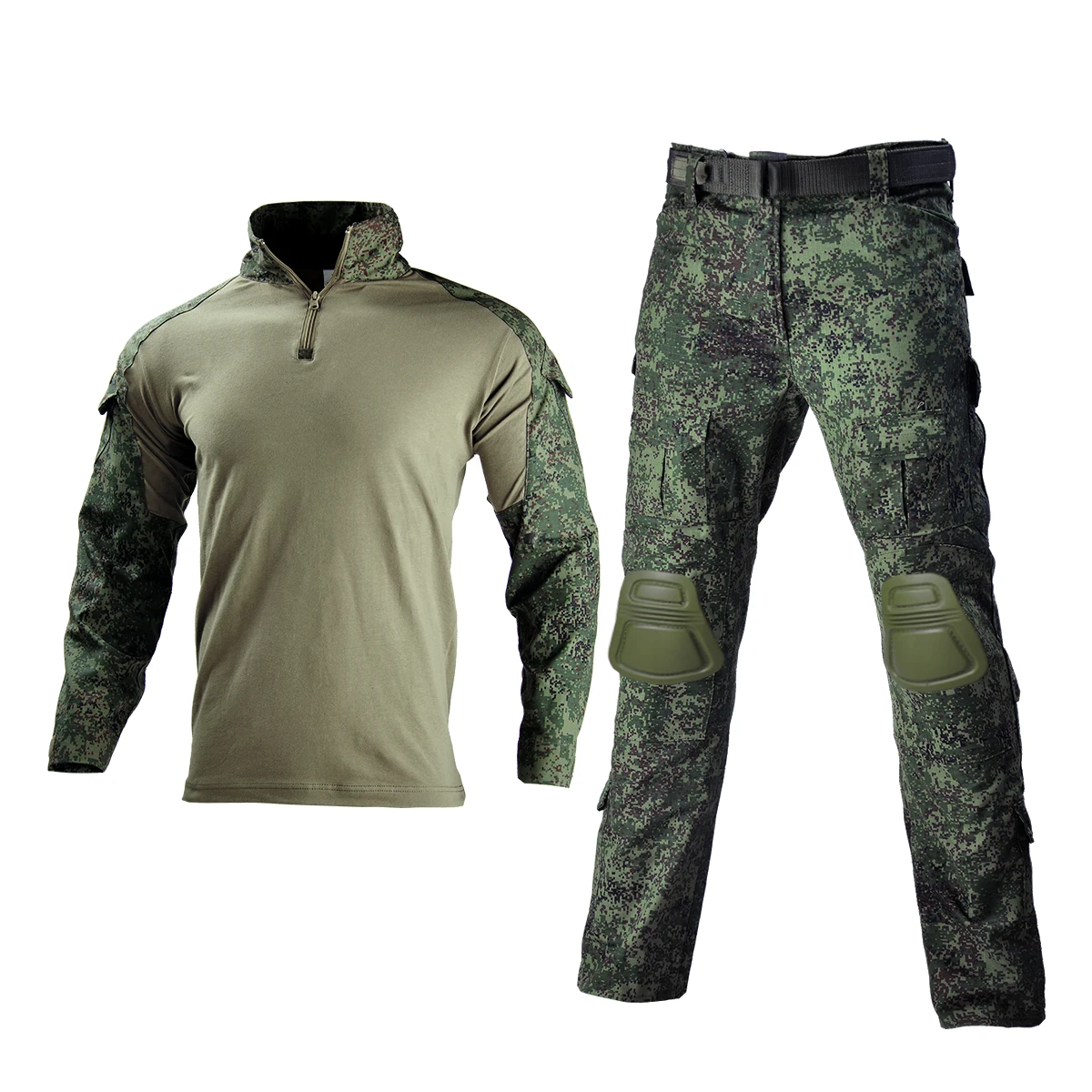 EMR uniforme táctico digital ruso camuflaje con rodilleras airsoft - imagen 4