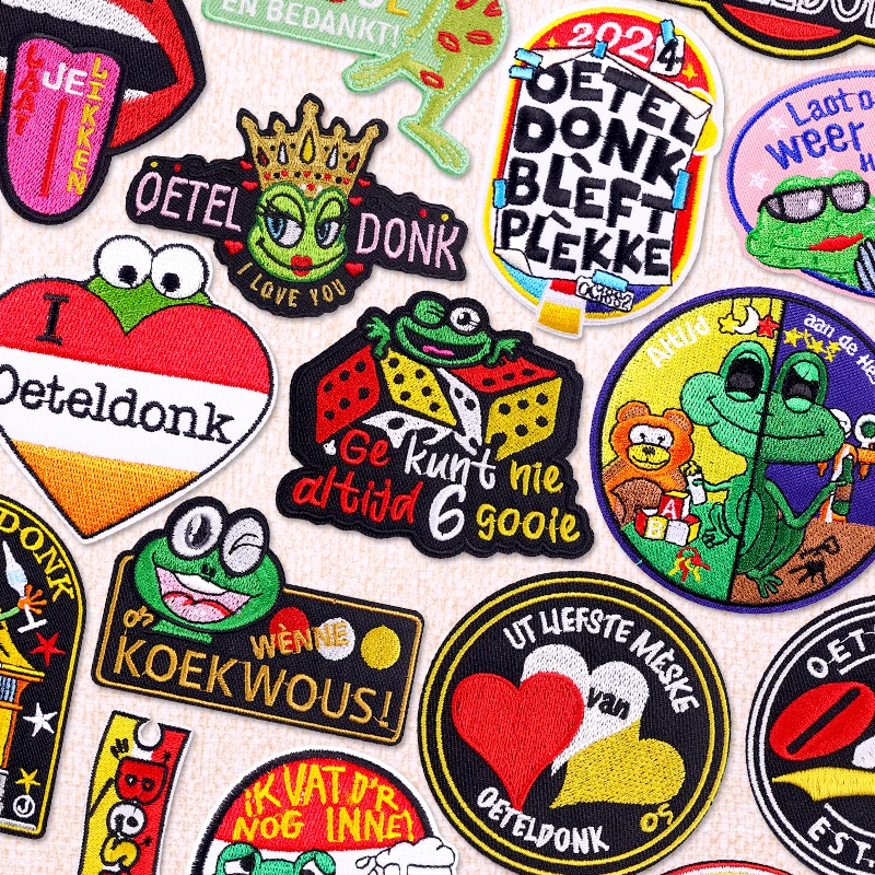 Parche bordado termoadhesivo Oeteldonk para carnaval de Den Bosch - imagen 5