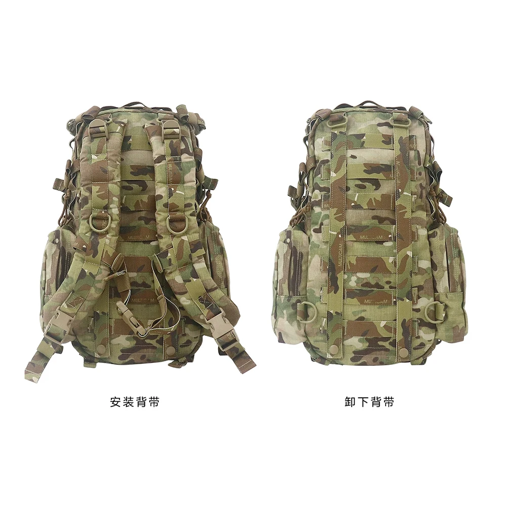 Mochila táctica para exteriores con bolsa casco y sistema hidratación - imagen 5