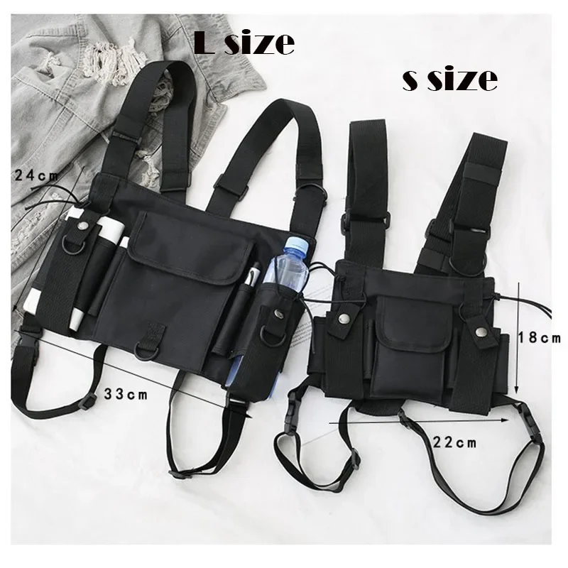 Bolsa táctica de pecho ajustable estilo militar para airsoft - imagen 3