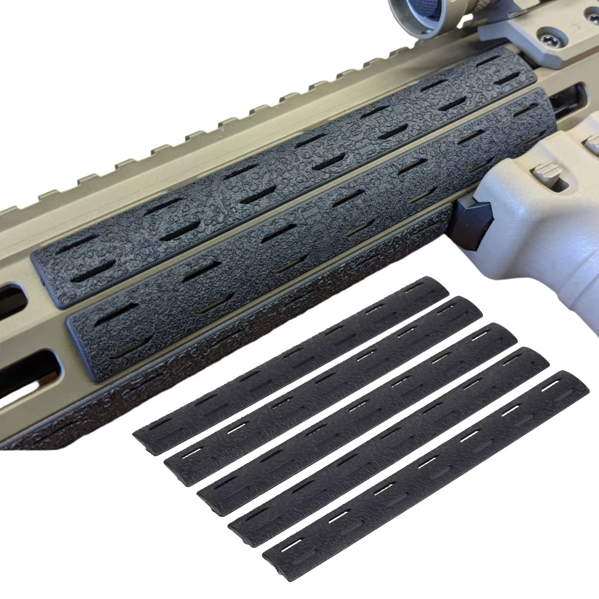 BCM MCMR guardamanos M-LOK riel antideslizante delgado AR15 - imagen 5