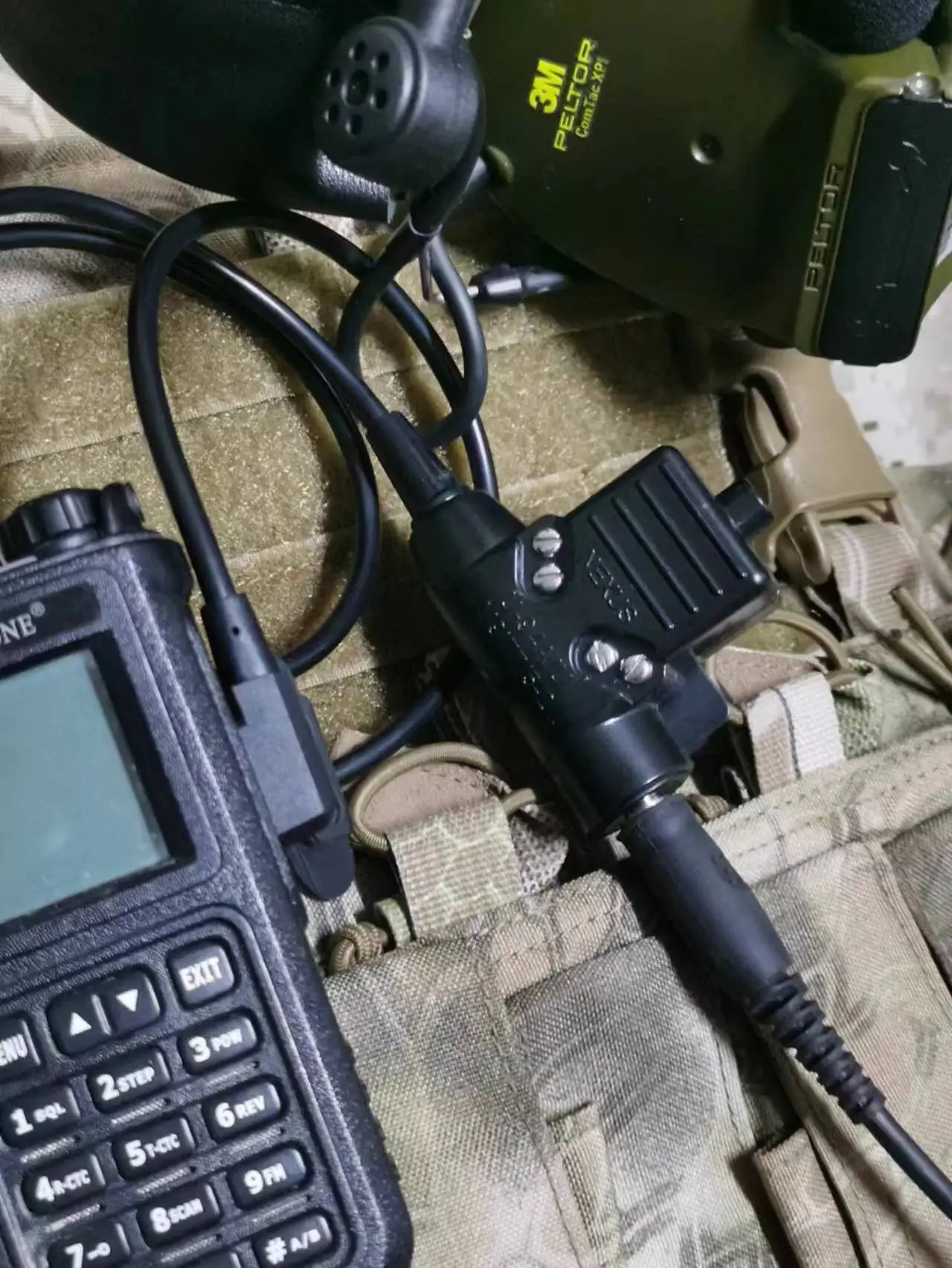 U94 Black conmutador PTT de transmisión para emisoras - imagen 5