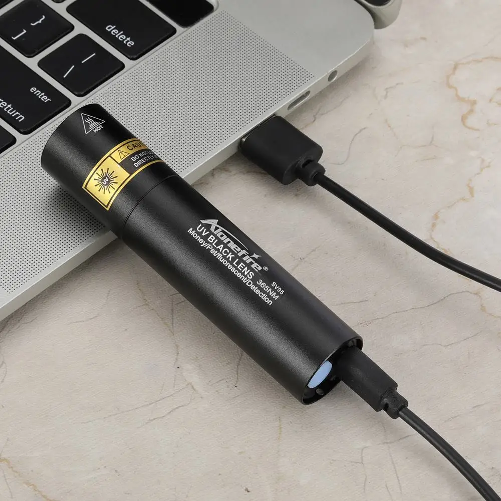 Linterna UV 365nm recargable mini inspección profesional - imagen 4