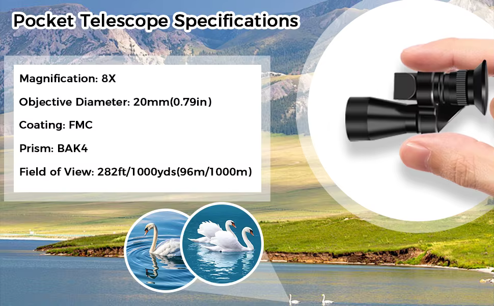 Monocular con adaptador para smartphone