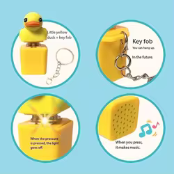 Teclado USB Antiestrés Quacky Duck con Sonido de Pato