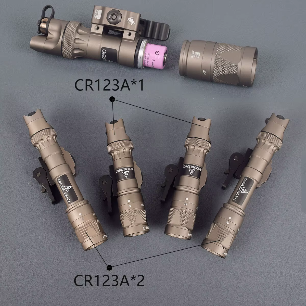 SureFire Linterna Táctica Infrarroja IR estroboscópica con QD - imagen 5