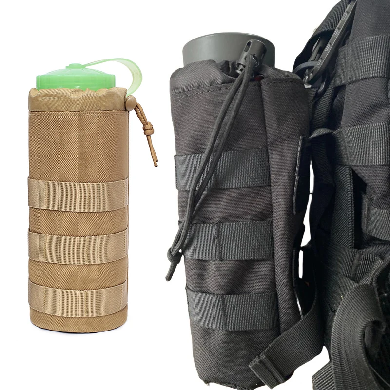 Bolsa táctica MOLLE para botella de agua – Aire libre, camping y pesca - imagen 2