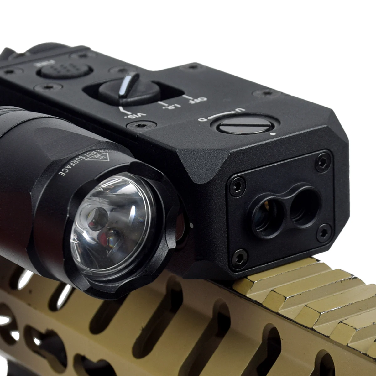 Mira láser táctica CQBL-1 IR punto rojo y verde riel Picatinny - imagen 5