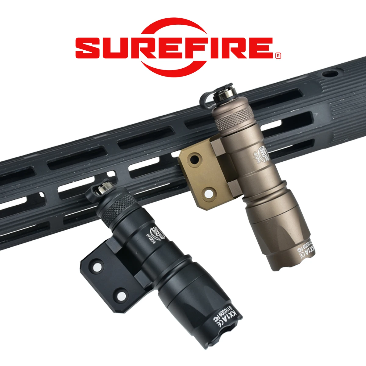 Linterna táctica M300C con riel offset y doble interruptor