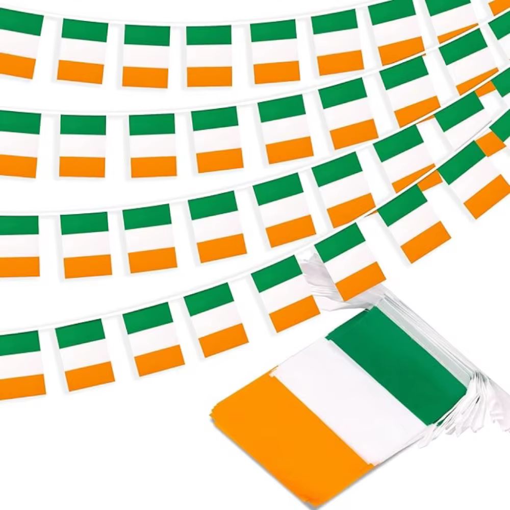 Banderín de cuerda Irlanda para San Patricio – adorno colgante hogar - imagen 4