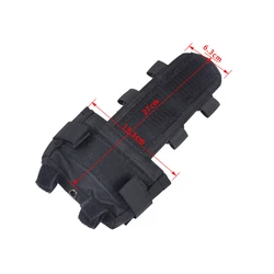 FAST Helmet MK2: funda batería táctica Cordura con Velcro