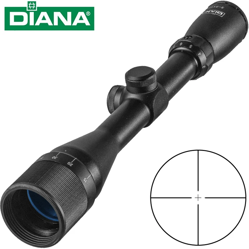 DIANA 3-9X40 AO - Mira telescópica táctica retícula Crosshair - imagen 2