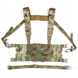 Chaleco táctico ligero estilo Ferro con arnés ancho MOLLE