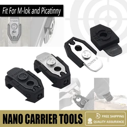 Herramienta táctica multitarea NANO con soporte M-LOK y Picatinny