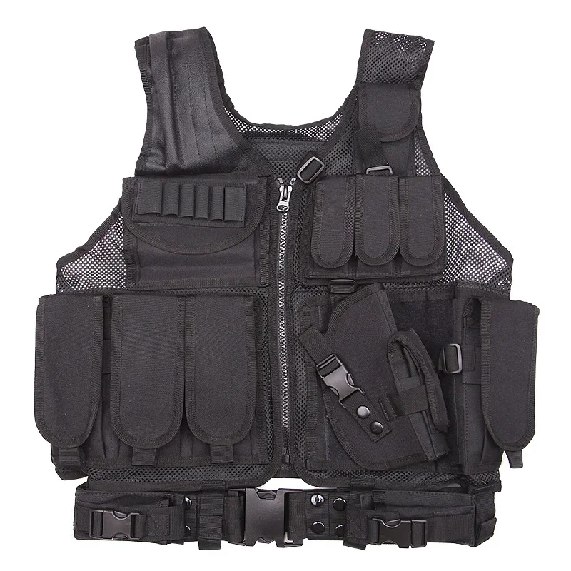 Chaleco táctico SWAT Airsoft, protector ligero transpirable - imagen 4