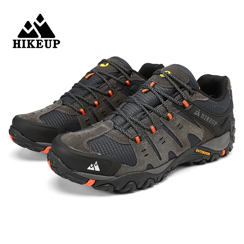 HIKEUP Botas de senderismo cuero hombre – Montaña y trekking - imagen 5