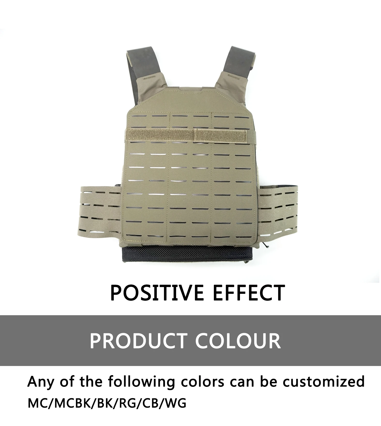 DMGear FCSK Chaleco táctico MOLLE panel trasero camuflaje