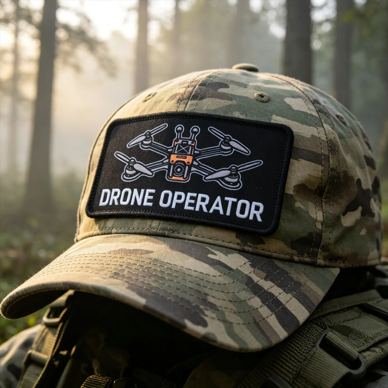 Parche táctico de operador de drones FPV con velcro - imagen 4