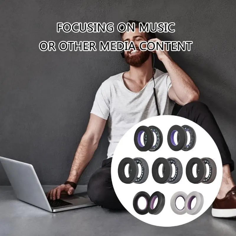 instalción fácil de almohadillas auriculares