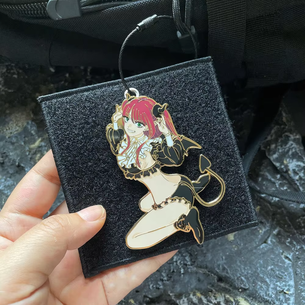 Parche metálico esmaltado Kitagawa Umi Yume para mochila táctica MOLLE - imagen 3