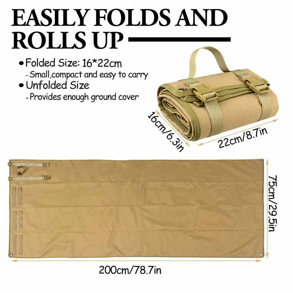 Esterilla de tiro táctica enrollable antideslizante impermeable
