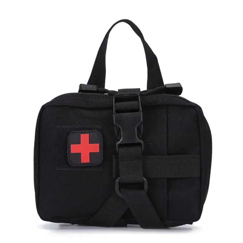 Bolsa Molle vista lateral con correas de sujeción