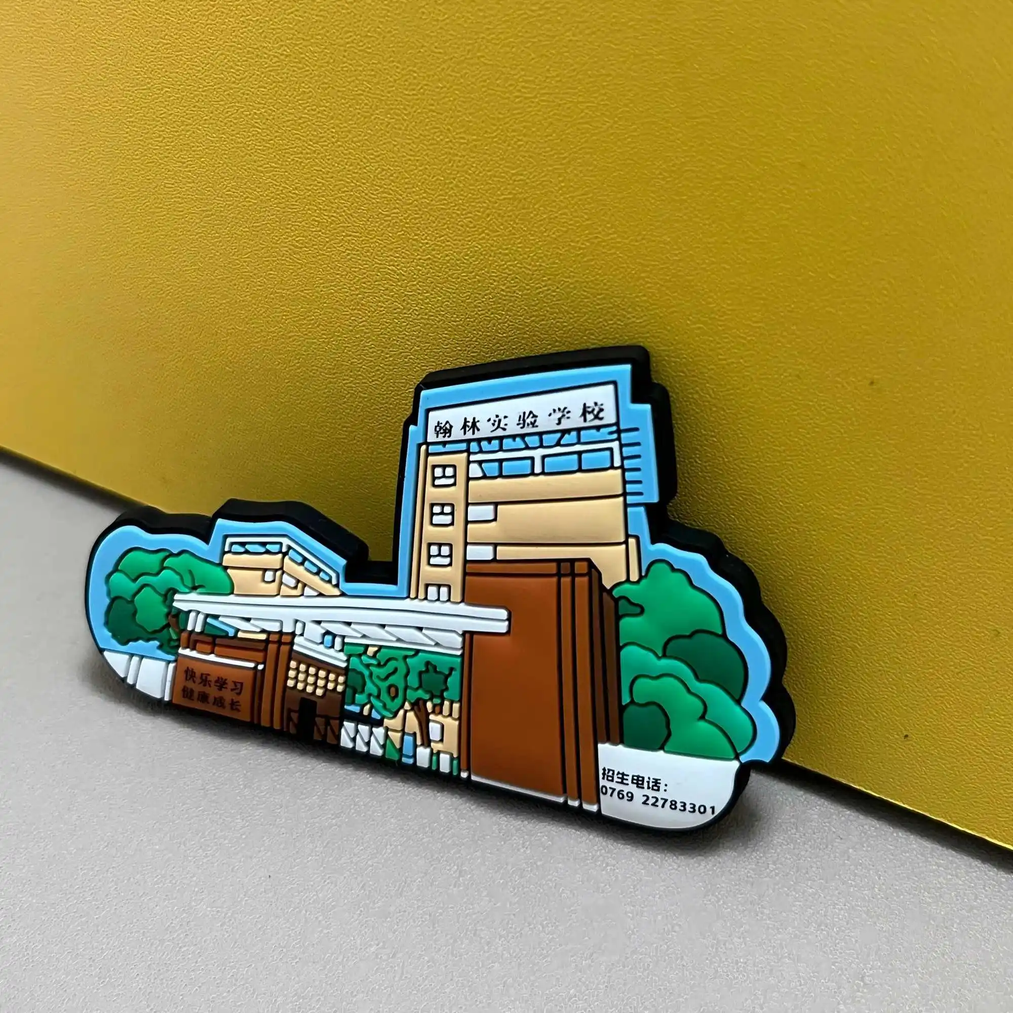 Imán de nevera de PVC personalizado para recuerdo turístico - imagen 3