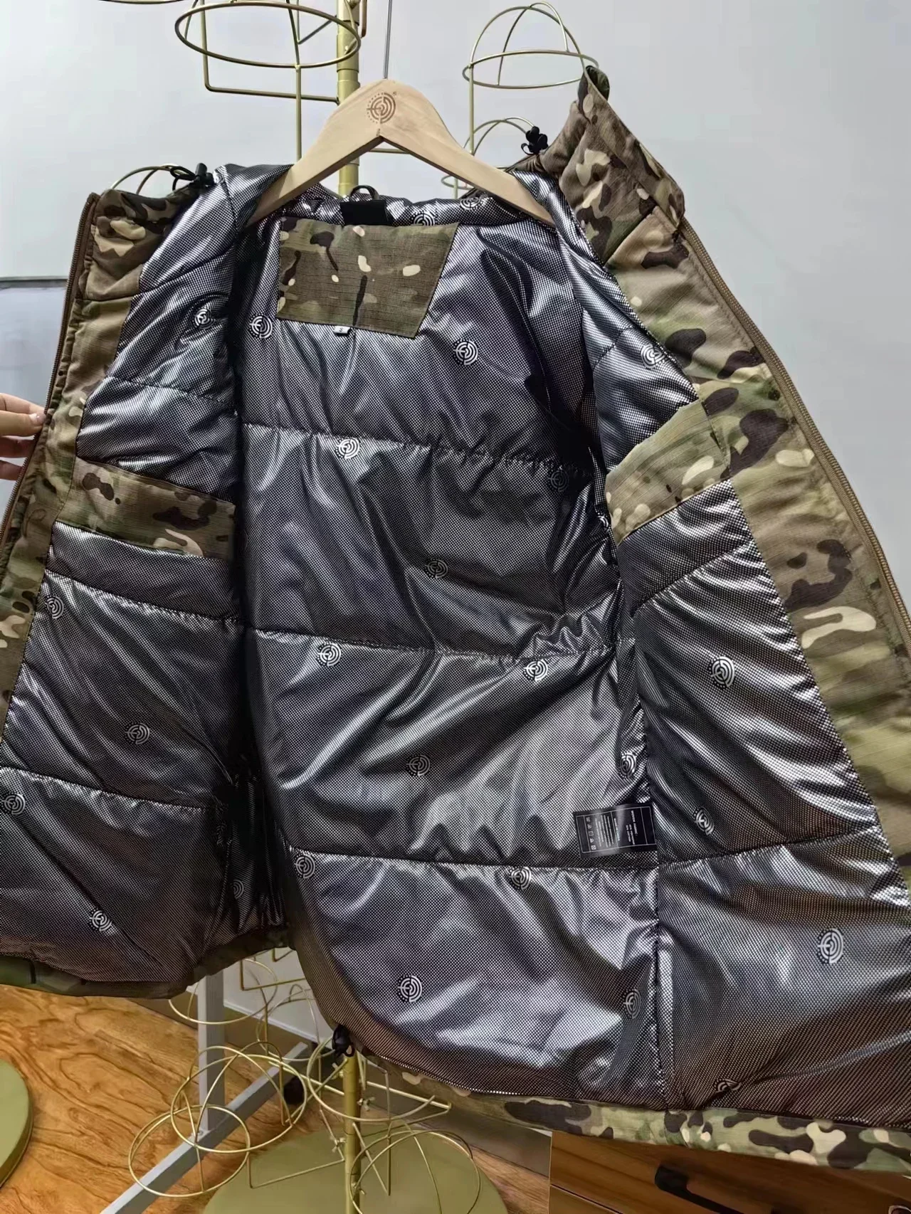 Chaqueta táctica térmica invierno – Algodón para Softair y Senderismo - imagen 5