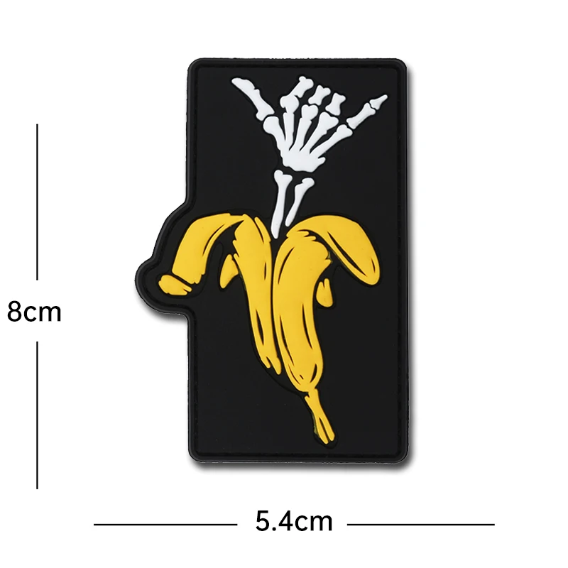 Parche táctico esqueleto plátano – Brazalete adhesivo hombro - imagen 5