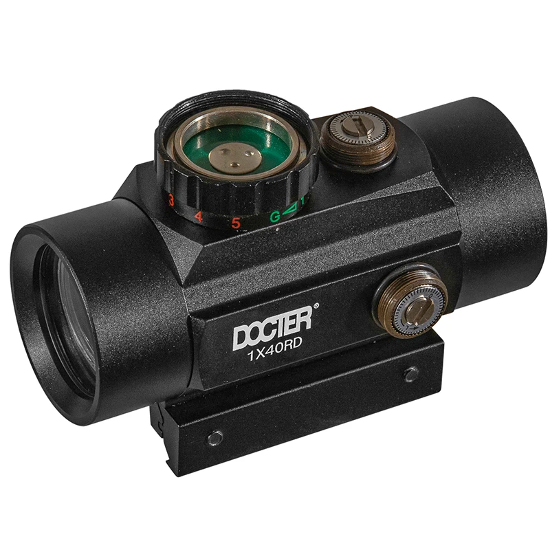 Mira táctica punto rojo 1x40 colimador riel 11mm 20mm caza - imagen 2