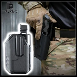 Funda táctica pistola airsoft con clip de cinturón extracción rápida
