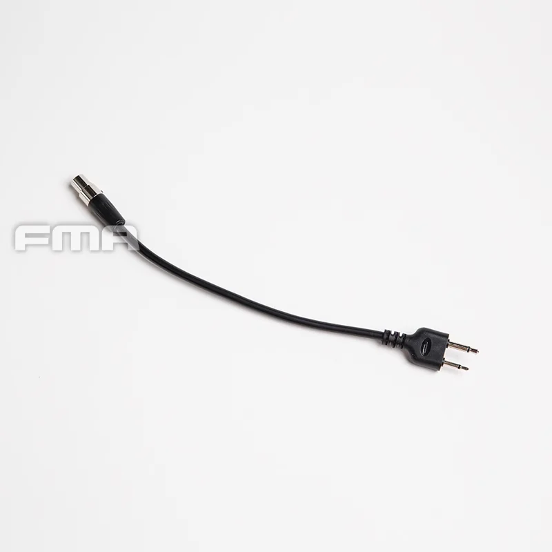 FMA botón PTT para auriculares tácticos con conector de pines