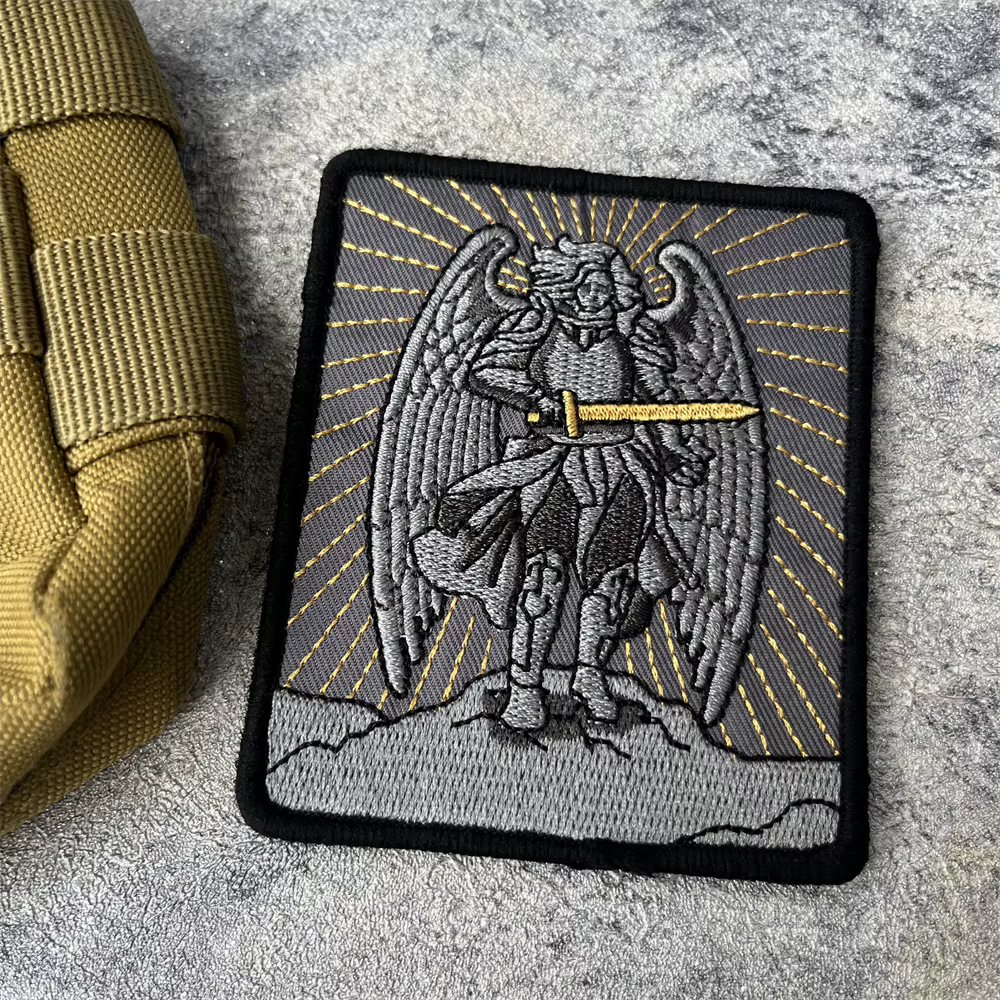 Parche MOLLE Victor St. George Arcángel – Bordado velcro - imagen 3