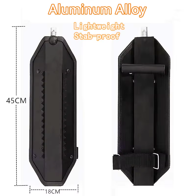Escudo antidisturbios de aluminio – Protección táctica personal homologada - imagen 2