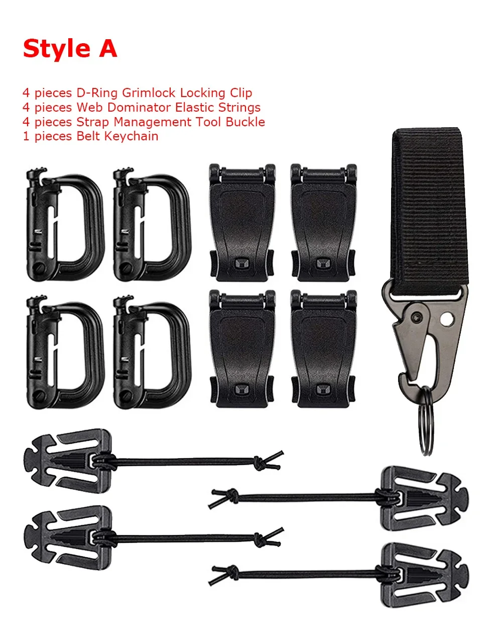 Accesorios MOLLE del kit CLUSGO