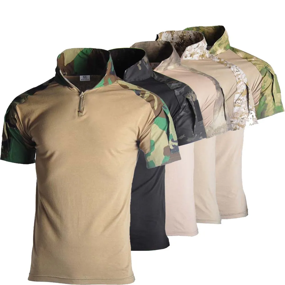 Camiseta táctica woodland – Resistente para airsoft y outdoor - imagen 4