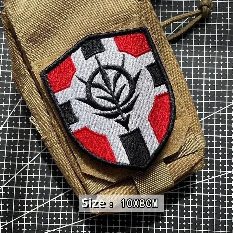 Parche velcro bordado Gundam Unicorn – Brazalete táctico para mochila - imagen 2