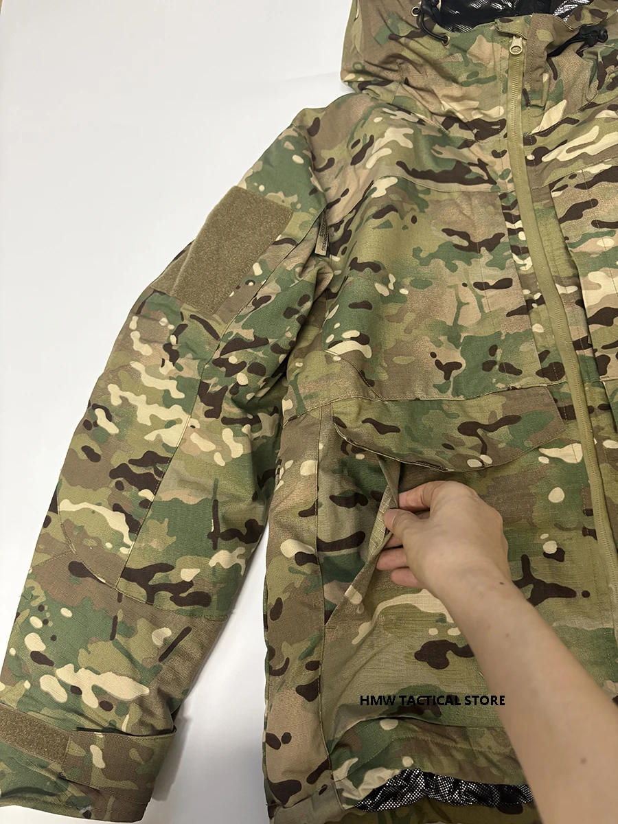 Traje táctico camuflaje térmico reflectante antifrío outdoor hombre - imagen 2