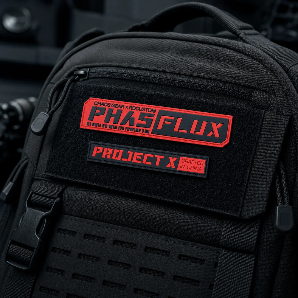 Chaos Gear parches tácticos PVC 3D luminosos para brazaletes y mochilas - imagen 4