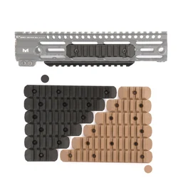 Riel Picatinny de polímero para M-LOK KeyMod, accesorio Airsoft 20 mm