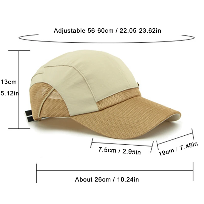 Gorra camionero transpirable secado rápido parasol cierre trasero - imagen 4