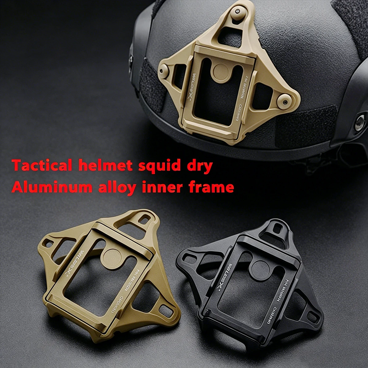 Adaptador montaje NVG Wilcox FAST MICH – CNC aluminio y plástico - imagen 5