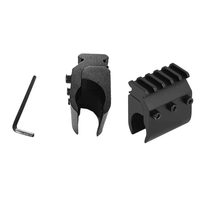 Montura táctica para linterna con adaptador a riel Picatinny - imagen 2