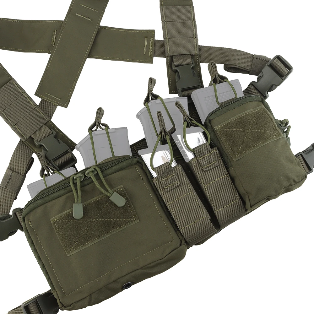 Chaleco táctico modular D3CRH con portacargadores MOLLE para airsoft - imagen 5