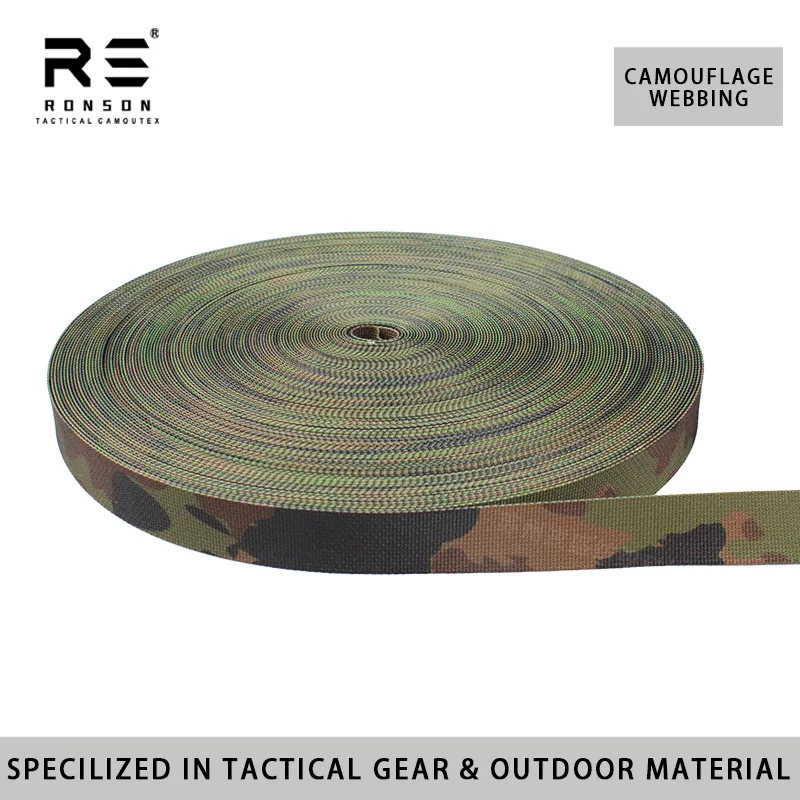 TAZ90 cinta de correas camuflaje suizo poliéster duradero