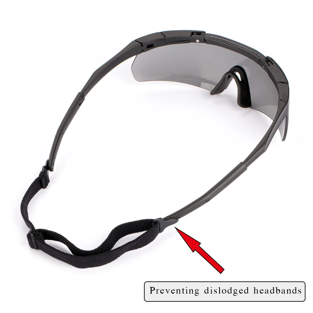 JSJM Gafas tácticas antivaho – Lentes intercambiables para montaña - imagen 5