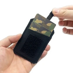 Estuche táctico portatarjetas protector con velcro y gancho bucle