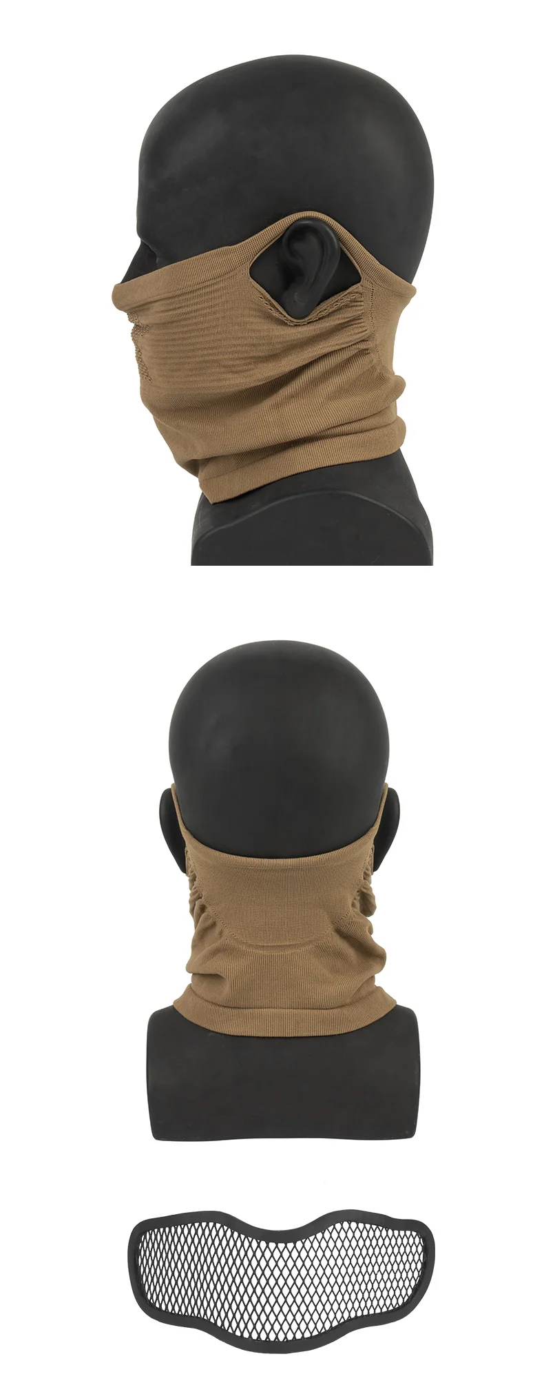 Máscara táctica transpirable para cosplay y exteriores