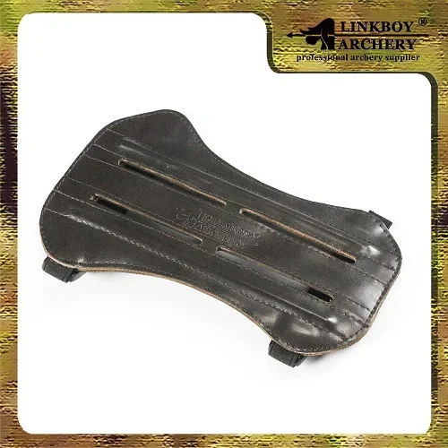 Protector de brazo cuero de buey para tiro con arco – dos correas